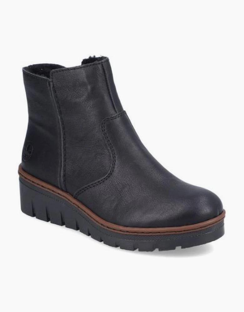 Rieker Ladies Boots X9165-00 in Black
