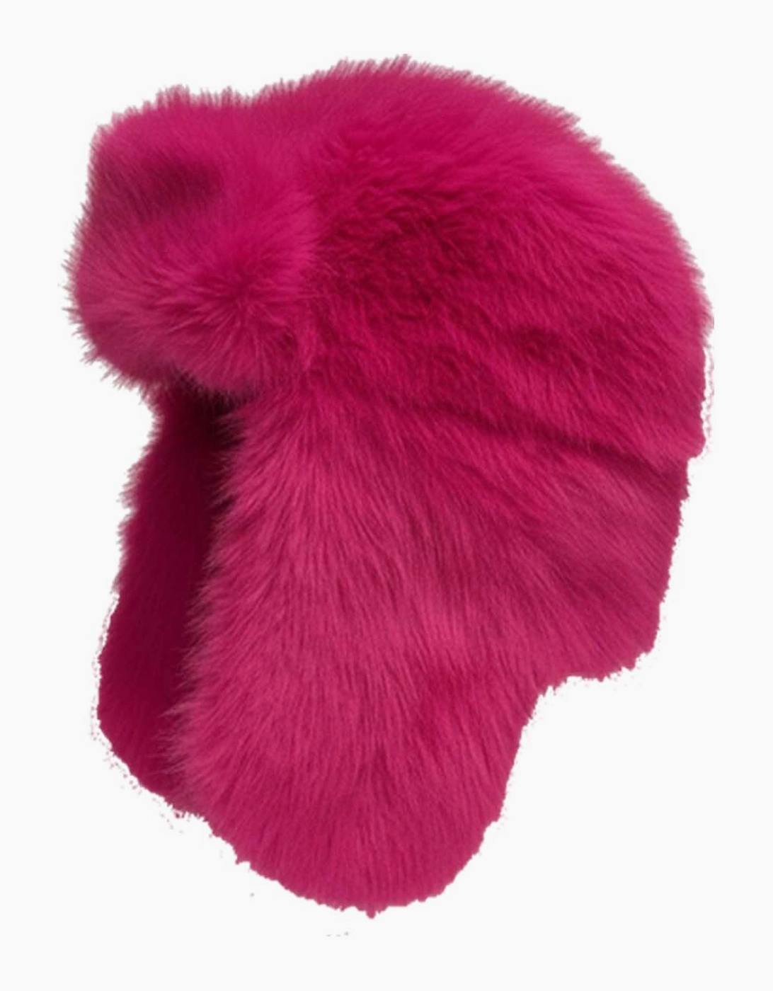 Billie Faux Fur Trapper Hat - Hot Pink