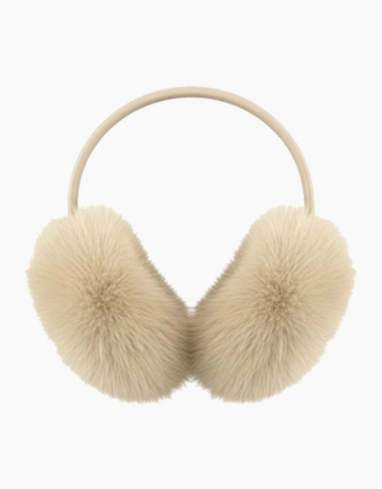 Nebula Faux Fur Earmuffs - Buttermilk