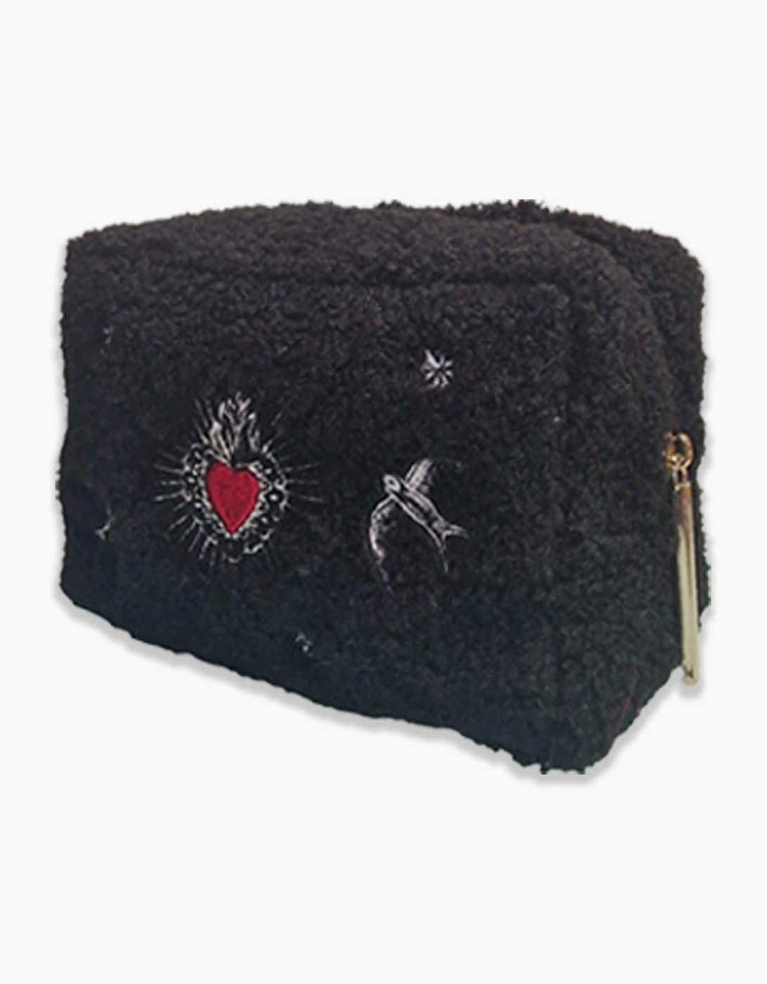 Sacred Heart Wash Bag - Black
