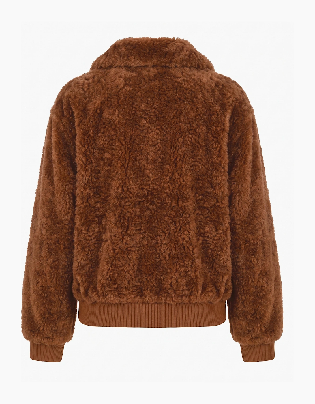 Otis Faux Fur Bomber Jacket - Toffee