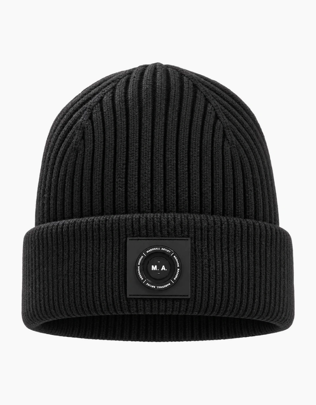 Marshall Artist Siren Cable Knit Beanie Hat Black