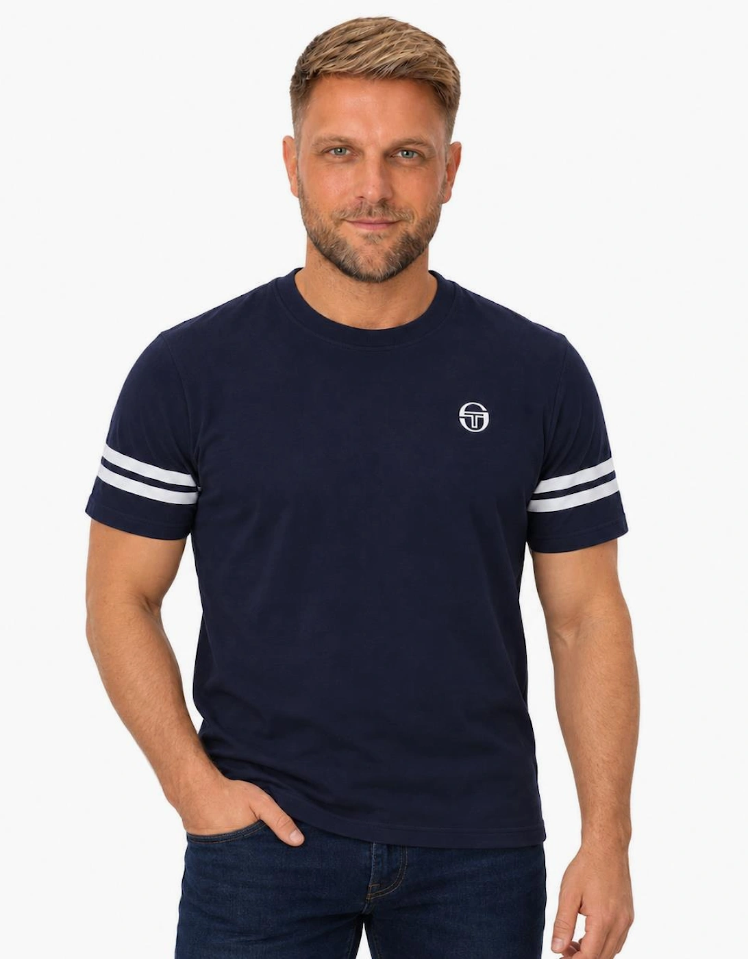 Sergio Tacchini Grello T-Shirt Maritime Blue/White