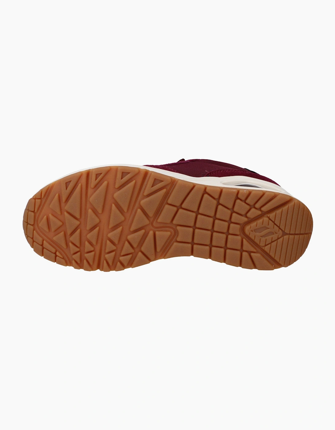 Skechers Street Uno - Vintage Air Womens Trainers 177856 Shoes  BURG