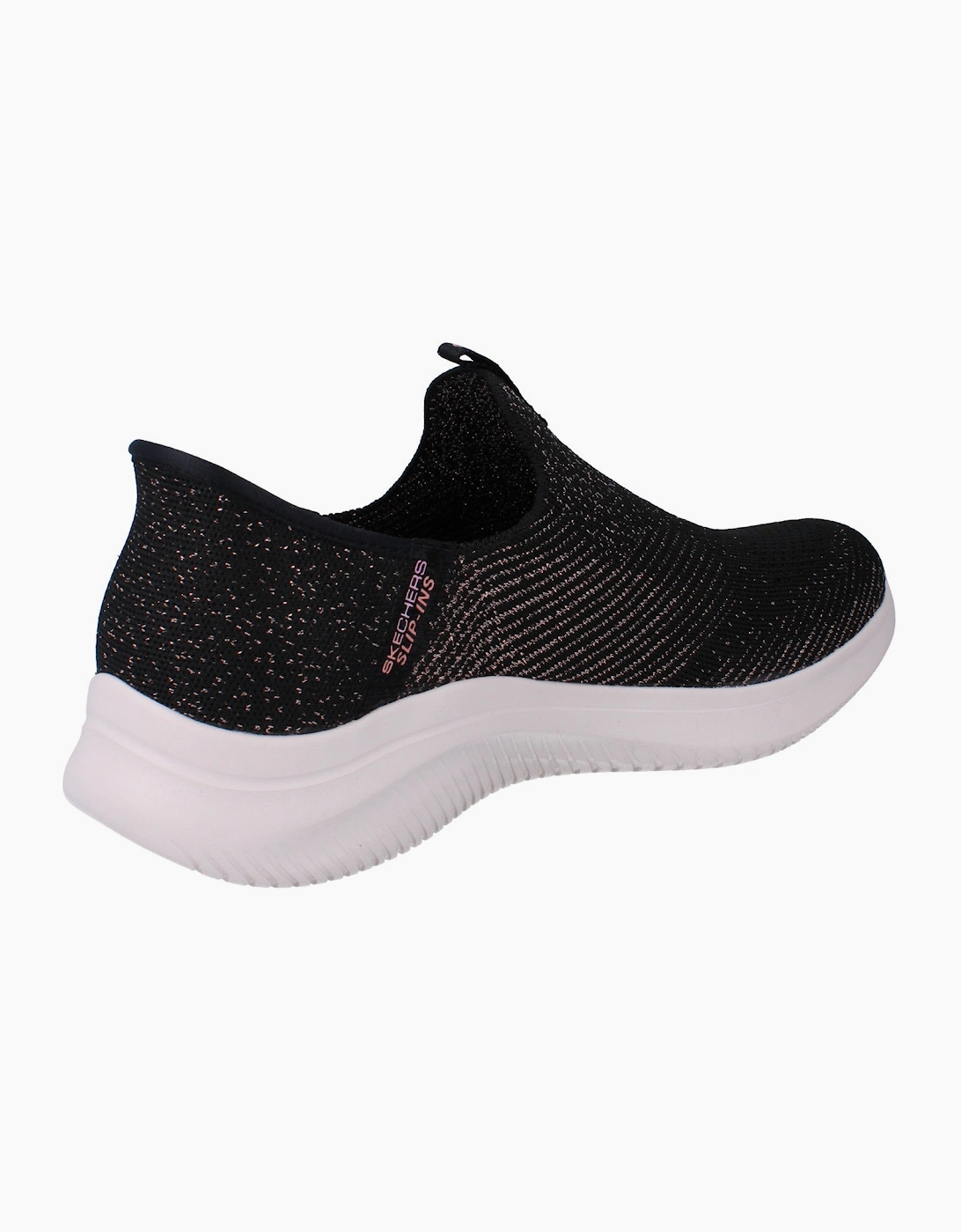 Skechers Hands Free Slip-Ins Ultra Flex 4.0 Midnight Sparkle Womens Shoes 150805 Trainers  BKRG
