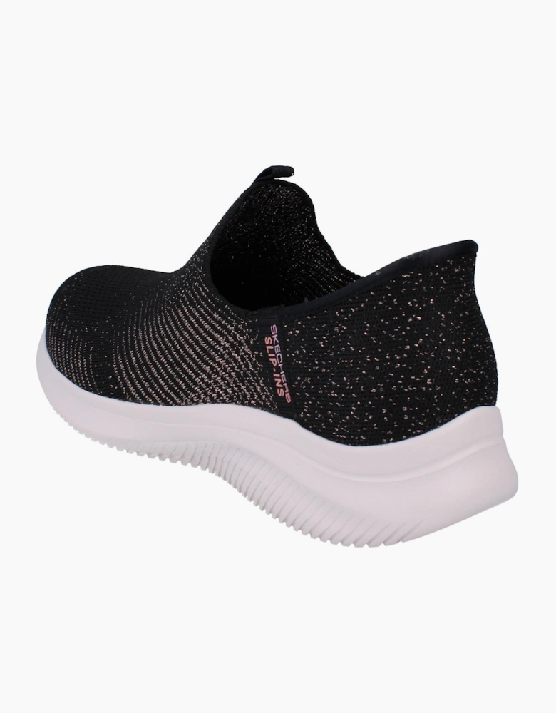 Skechers Hands Free Slip-Ins Ultra Flex 4.0 Midnight Sparkle Womens Shoes 150805 Trainers  BKRG