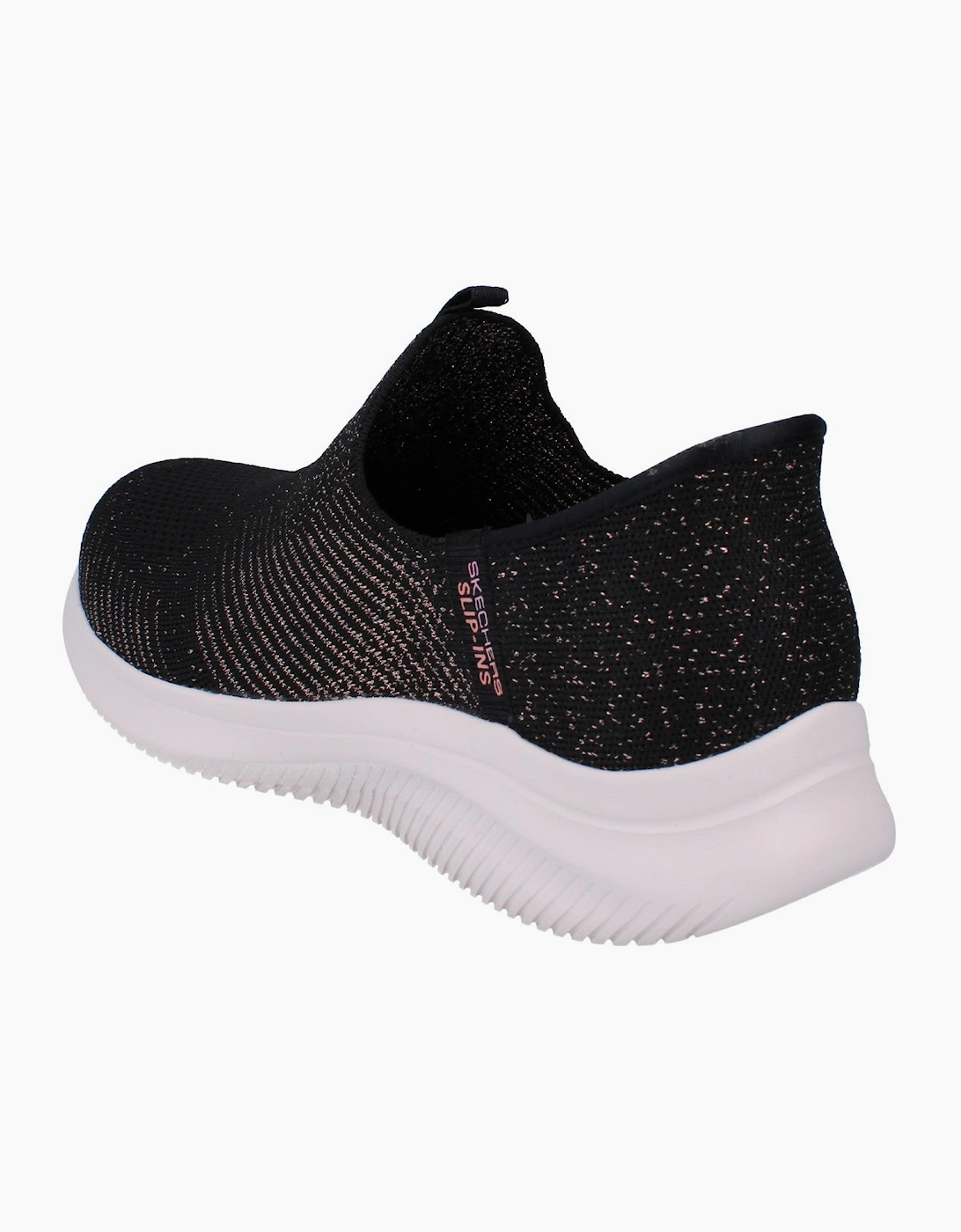 Skechers Hands Free Slip-Ins Ultra Flex 4.0 Midnight Sparkle Womens Shoes 150805 Trainers  BKRG