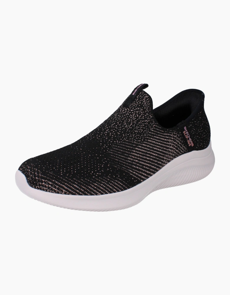 Skechers Hands Free Slip-Ins Ultra Flex 4.0 Midnight Sparkle Womens Shoes 150805 Trainers  BKRG