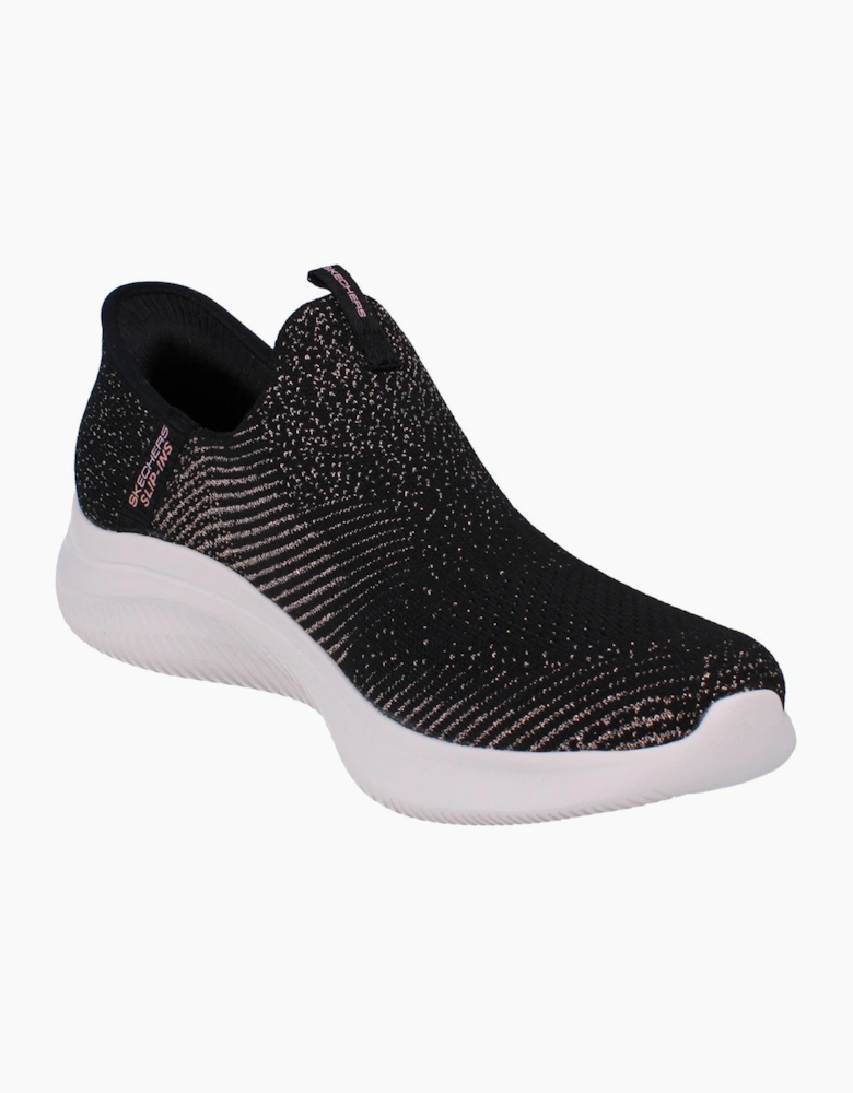 Skechers Hands Free Slip-Ins Ultra Flex 4.0 Midnight Sparkle Womens Shoes 150805 Trainers  BKRG