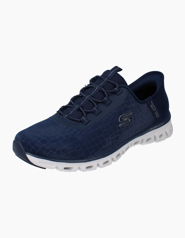 Skechers Hands Free Slip-Ins Glide Step - Prism Womens Trainers 104576 Shoes  NVY