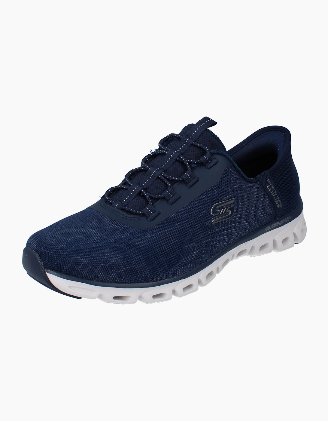 Skechers Hands Free Slip-Ins Glide Step - Prism Womens Trainers 104576 Shoes  NVY