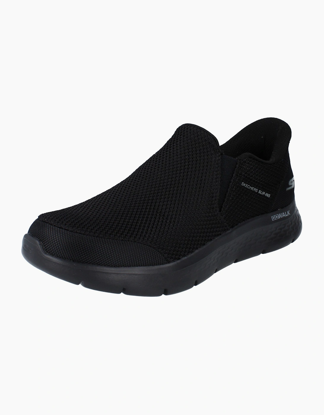 Men's Skechers Hands Free Slip-Ins Go Walk Flex - Ojai Mens Trainers 216333 Shoes  BBK - Black - Size: 8.5