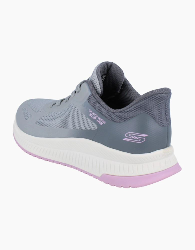 Skechers Hands Free Slip-Ins Bobs Squad 4 - Staple Look Womens Trainers 117624 Shoes  GYMT
