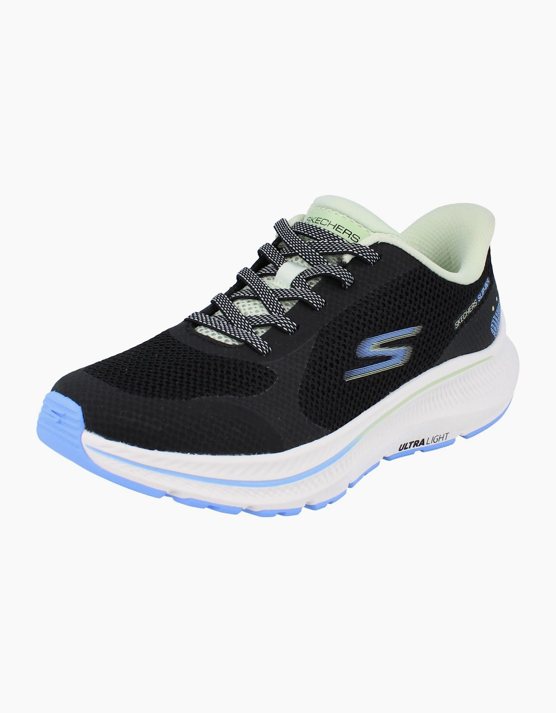 Skechers Hands Free Slip-Ins Go Run Consistant 2.0 - Captiva Womens Trainers 128619 BKMN