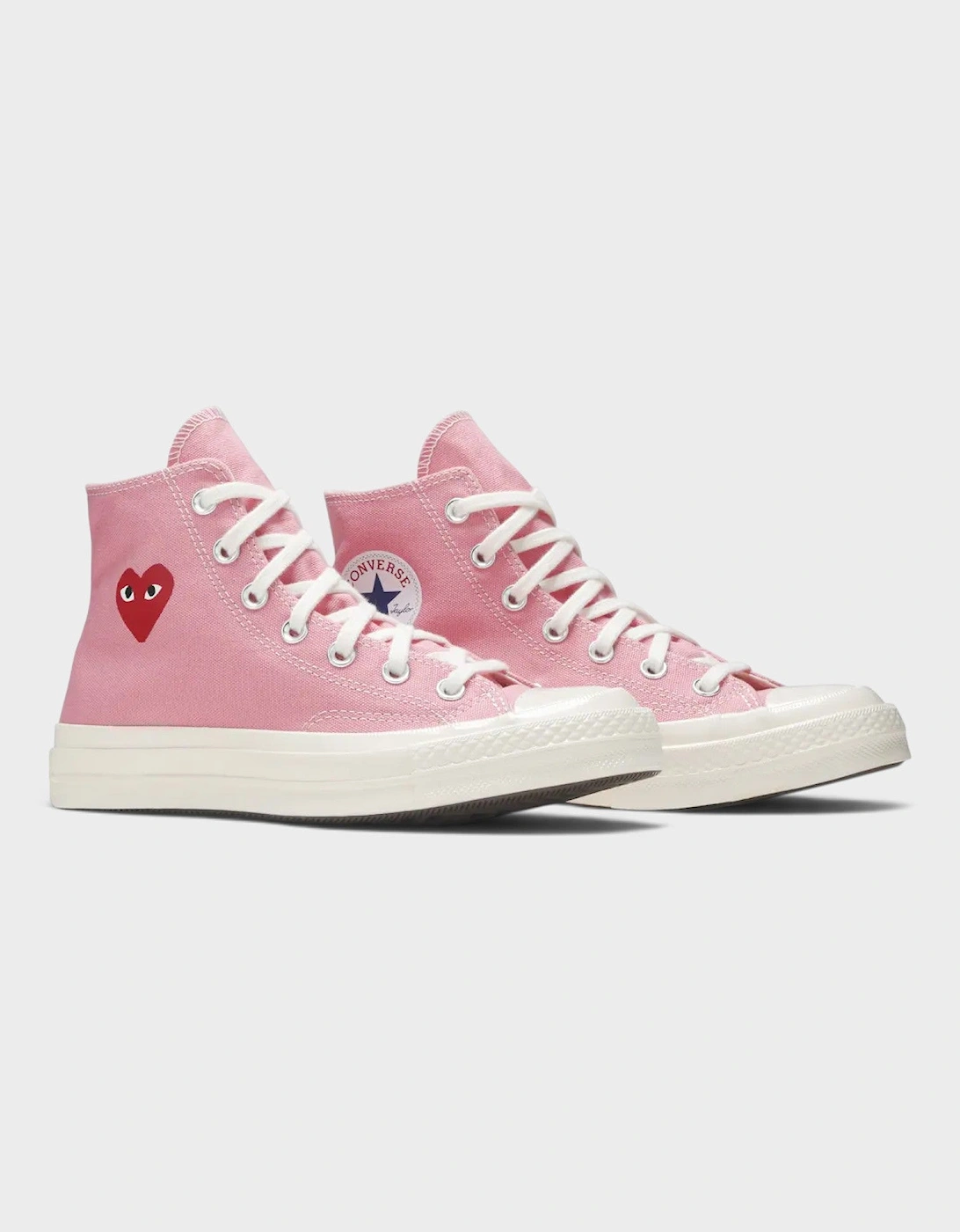 Chuck Taylor All Star 70 Hi Comme des Garcons PLAY Bright Pink