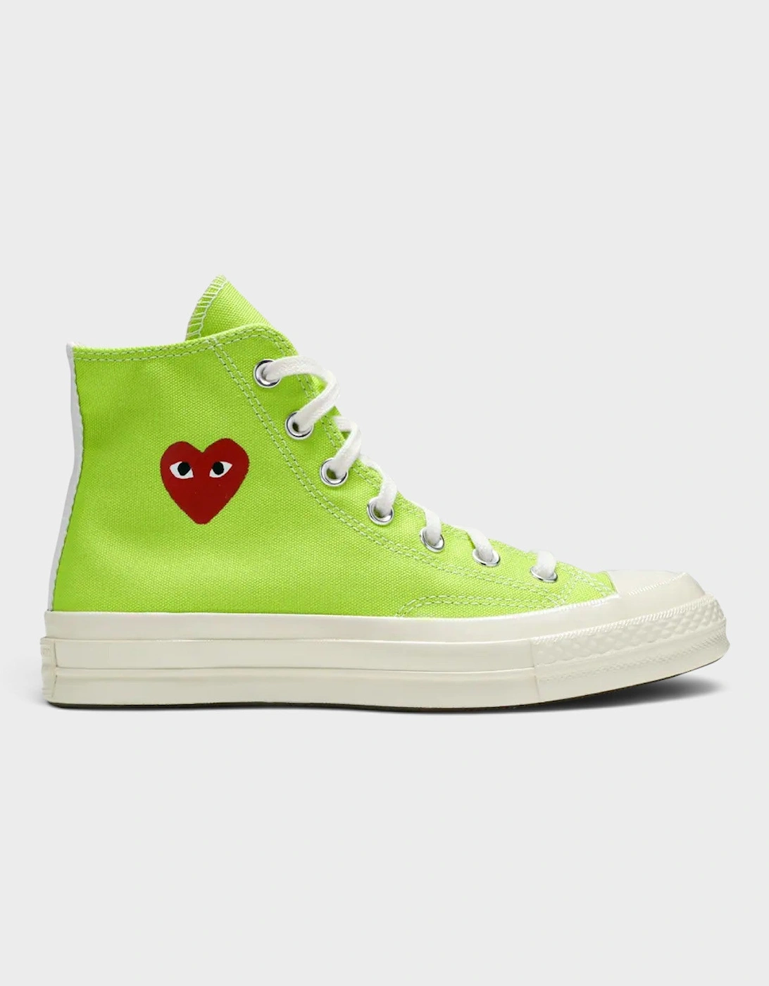 Chuck Taylor All Star 70 Hi Comme des Garcons PLAY Bright Green