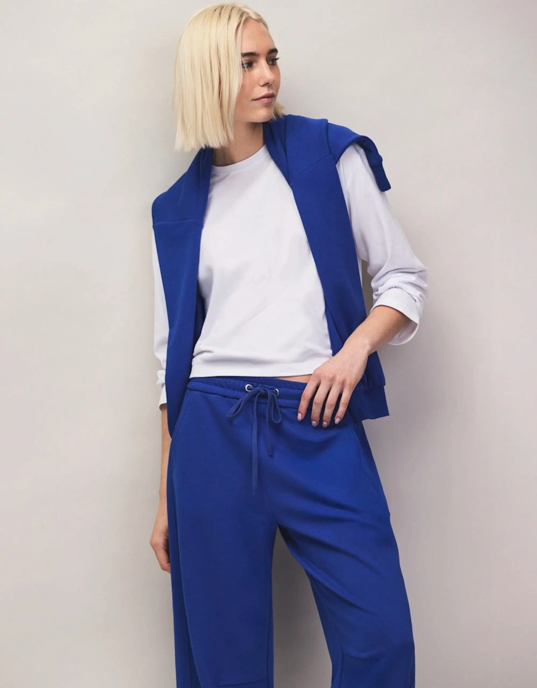 Blue Half-Zip Sweatshirt
