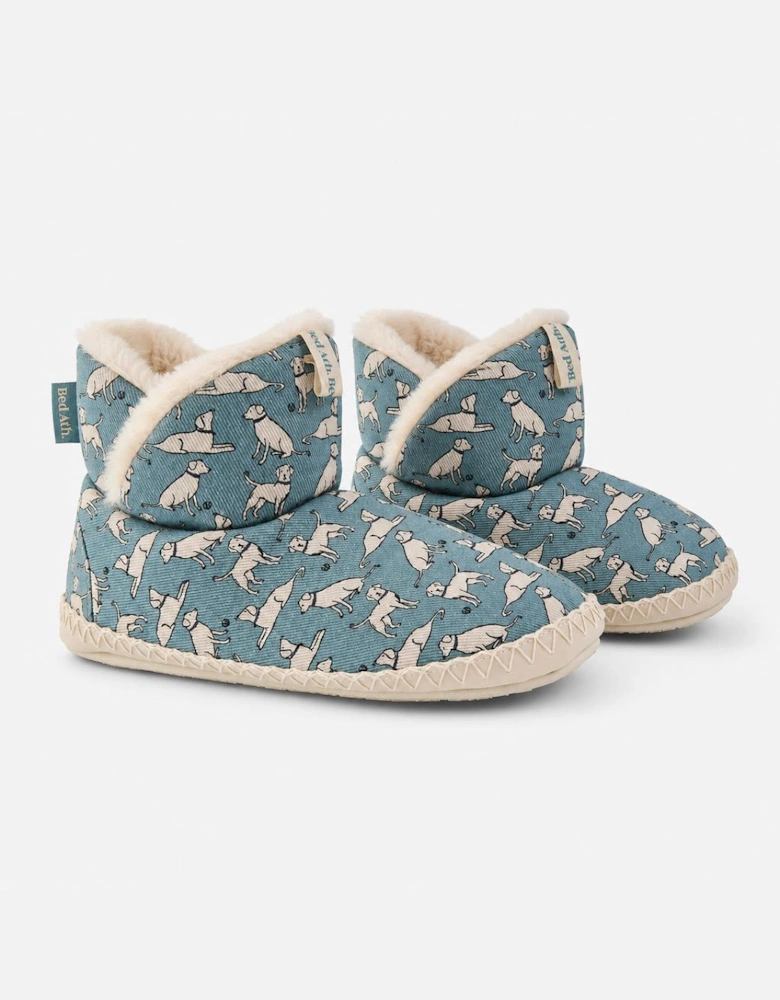 Bedroom Athletics LILY Womens Slipper Boots Denim Blue