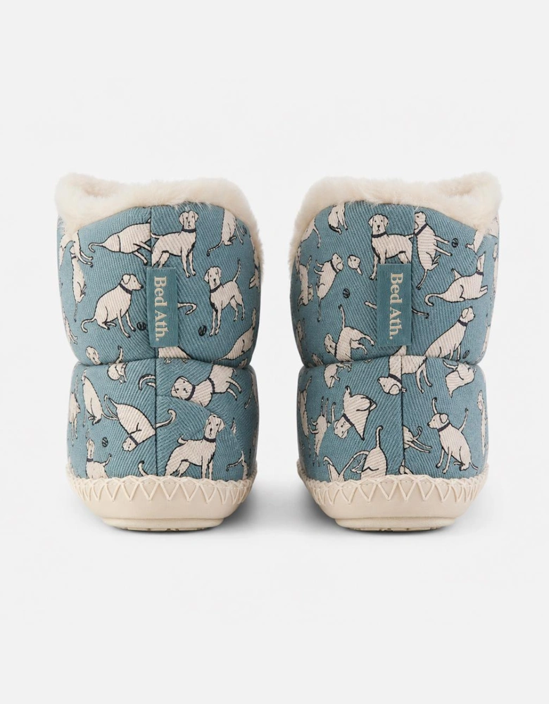 Bedroom Athletics LILY Womens Slipper Boots Denim Blue