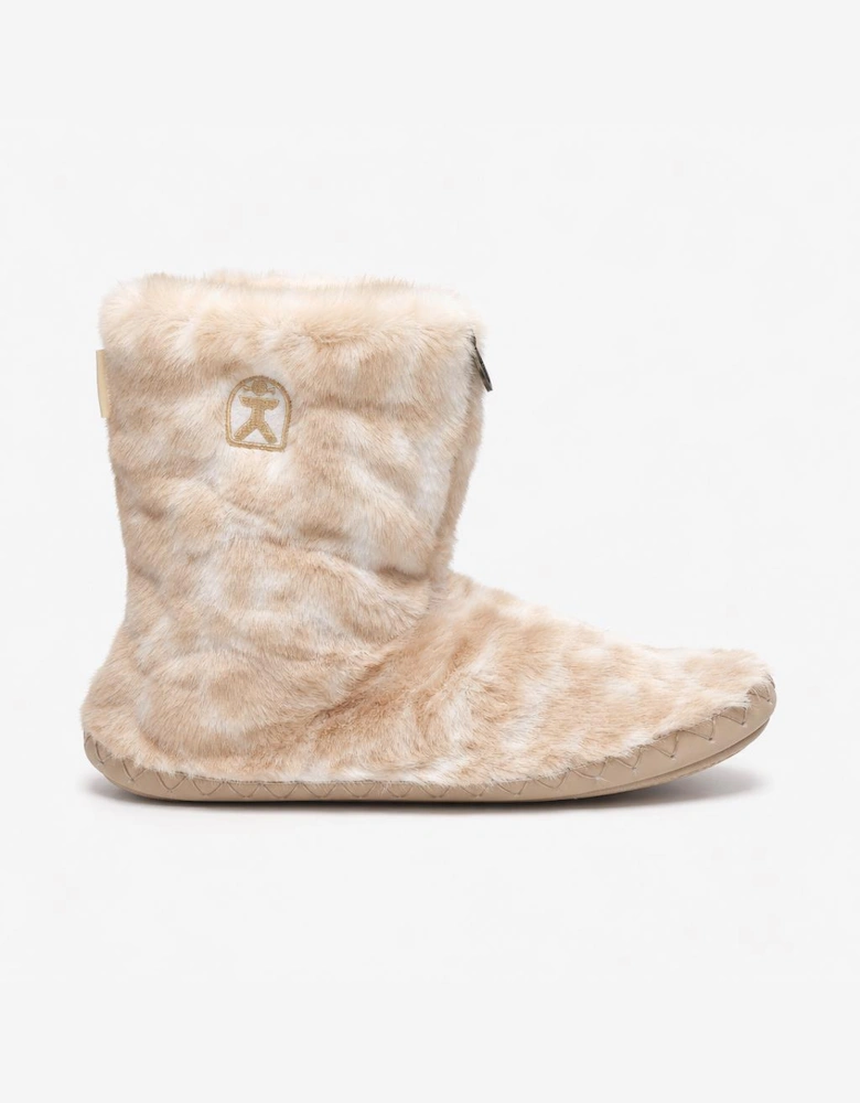 Bedroom Athletics COLE Womens Slipper Boots Caramel Leopard
