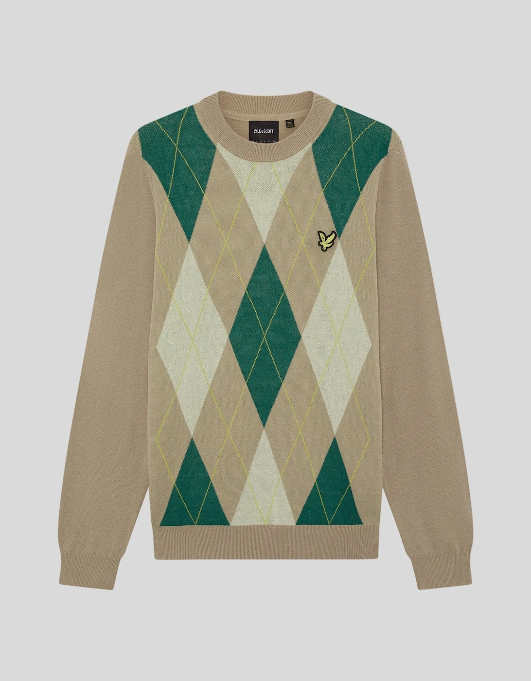 Archive Argyle Crew Neck Jumper