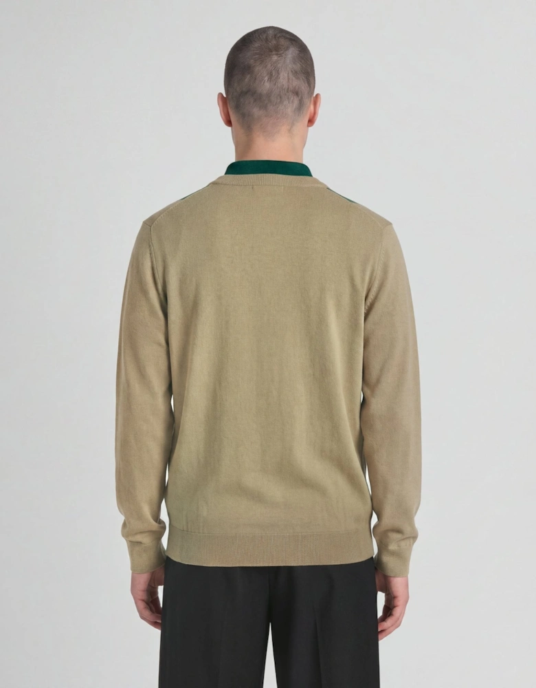 Archive Argyle Knitted V-Neck Jumper