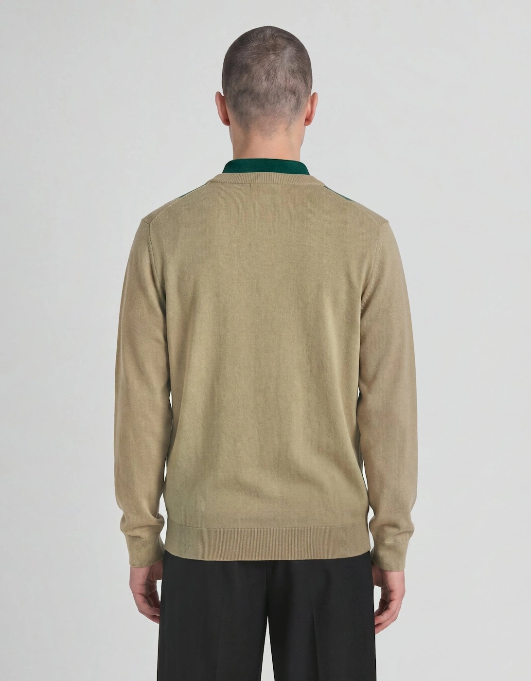 Archive Argyle Knitted V-Neck Jumper