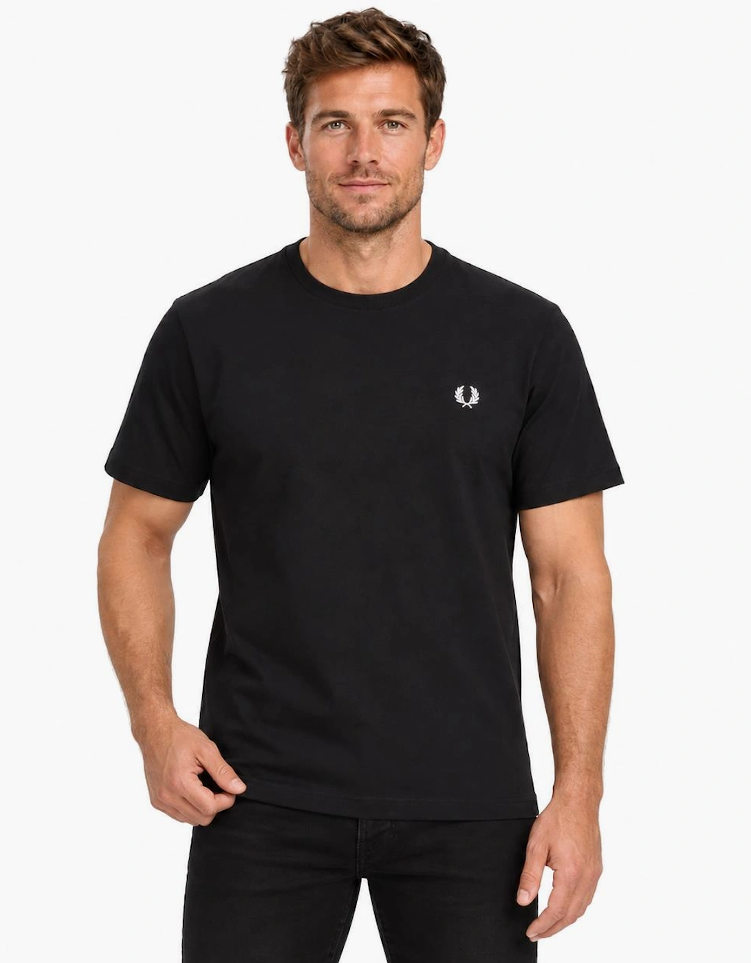 Fred Perry Crew Neck T-Shirt Black