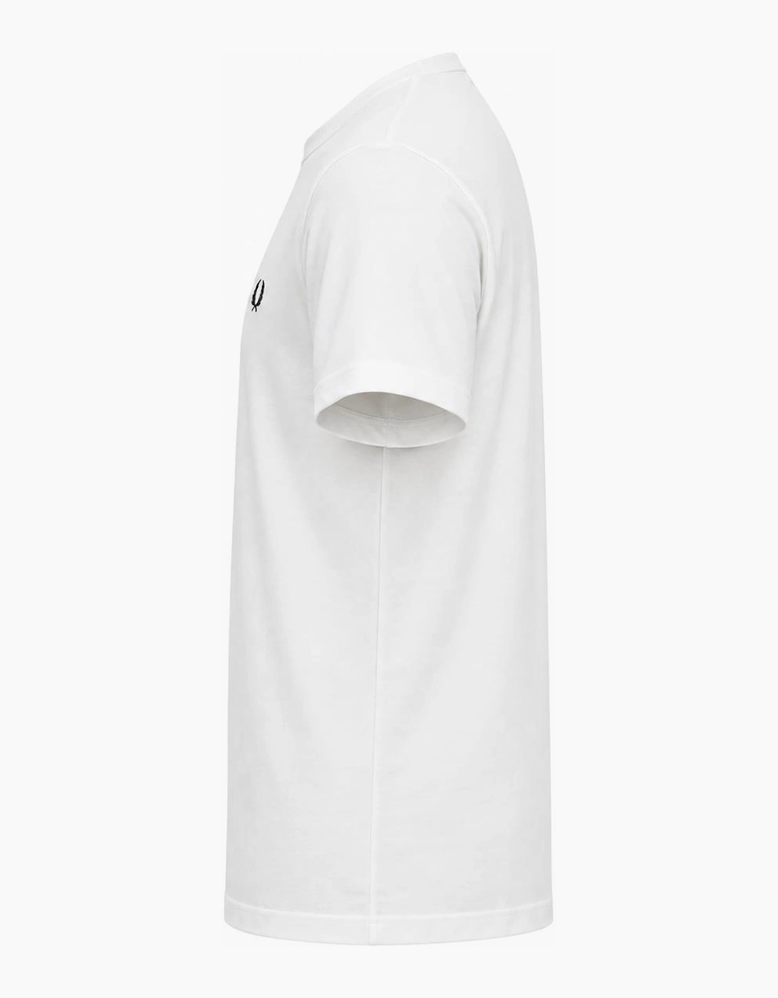Fred Perry Crew Neck T-Shirt Snow White
