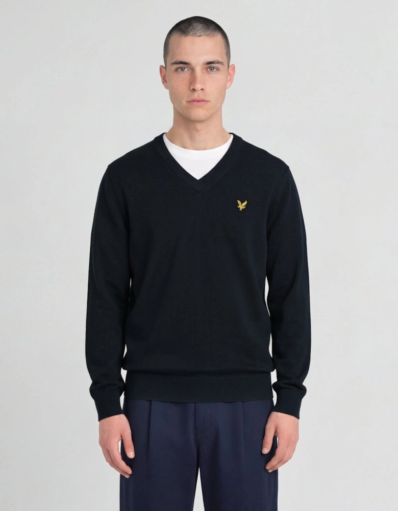 Archive Knitted V-Neck Jumper