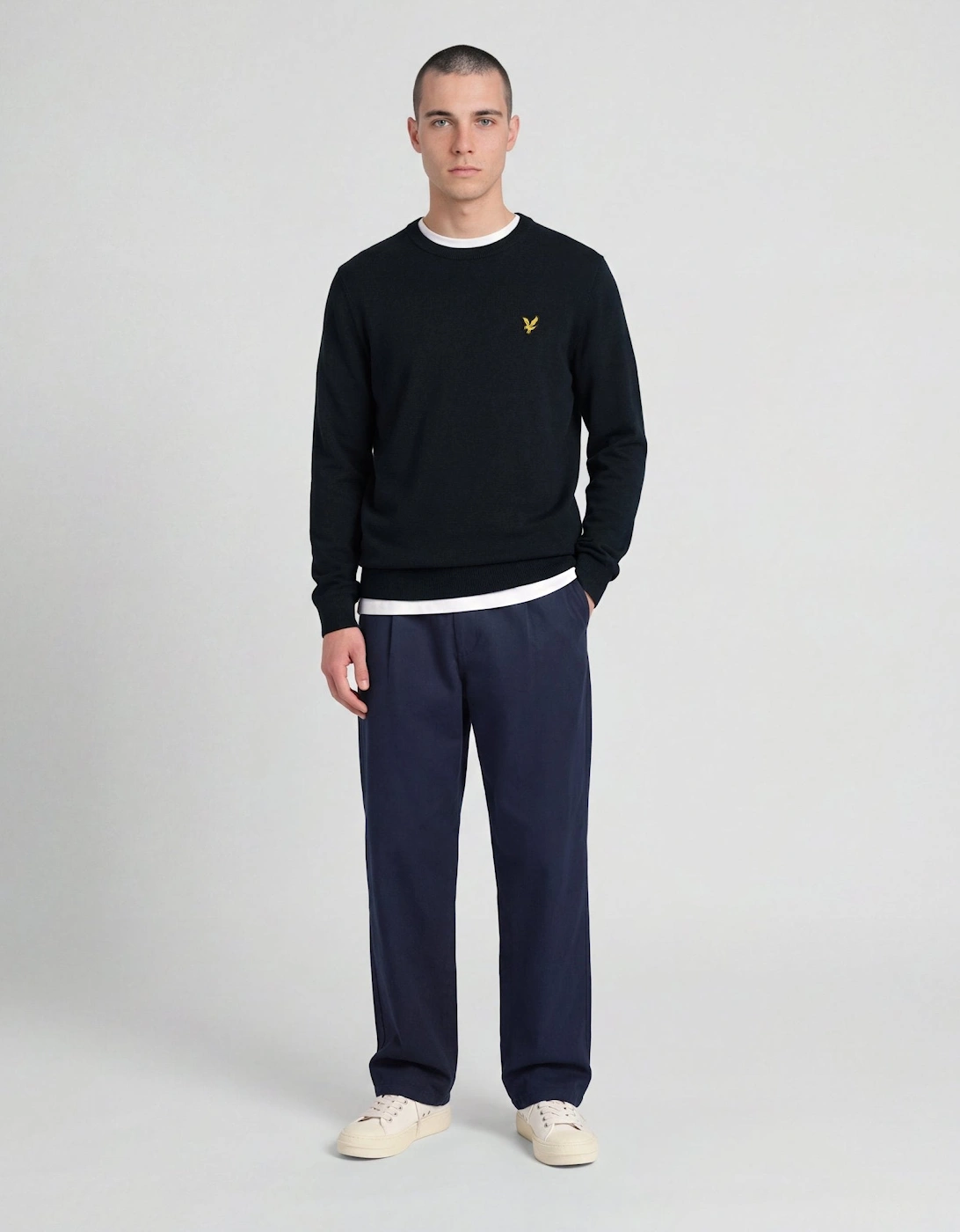 Archive Knitted Crew Neck Jumper