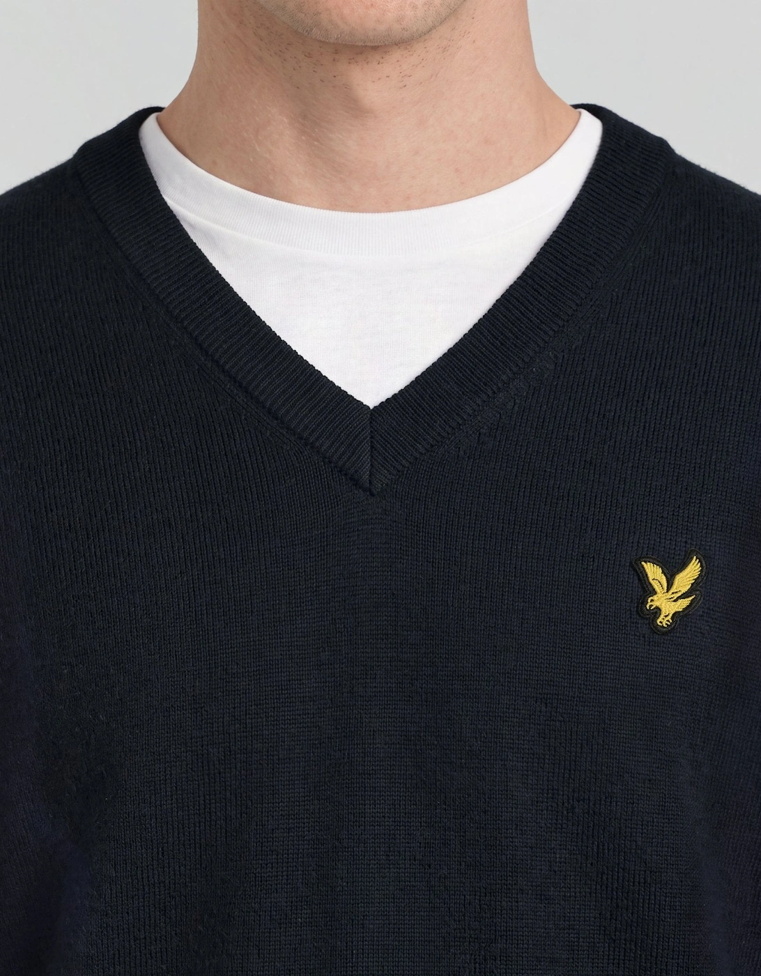 Archive Knitted V-Neck Jumper