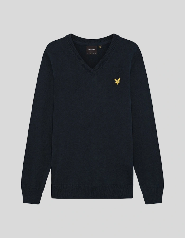 Archive Knitted V-Neck Jumper