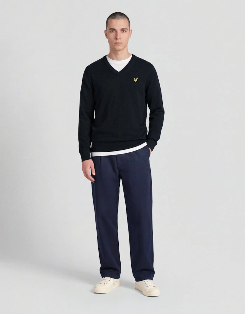 Archive Knitted V-Neck Jumper