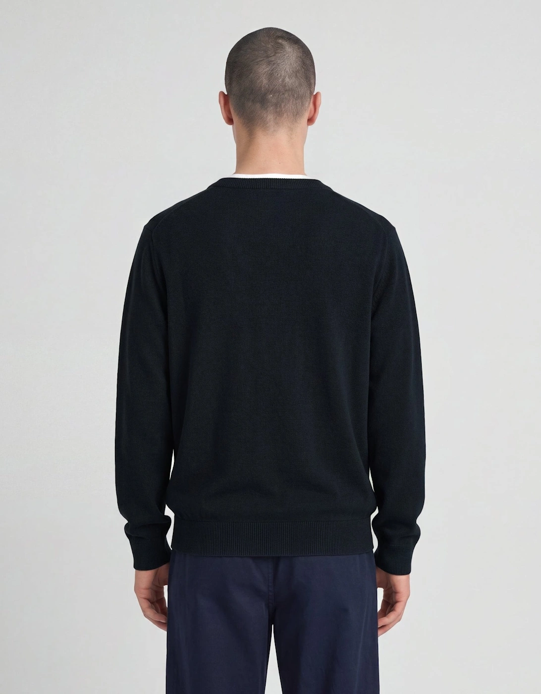 Archive Knitted V-Neck Jumper