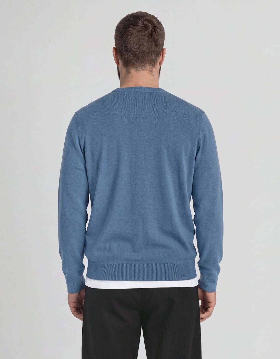 Cotton Merino Crew Neck Jumper