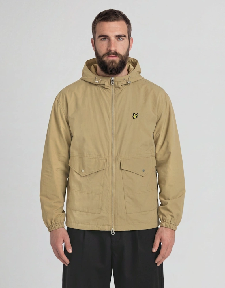 Lightweight Hooded Utility Jacket