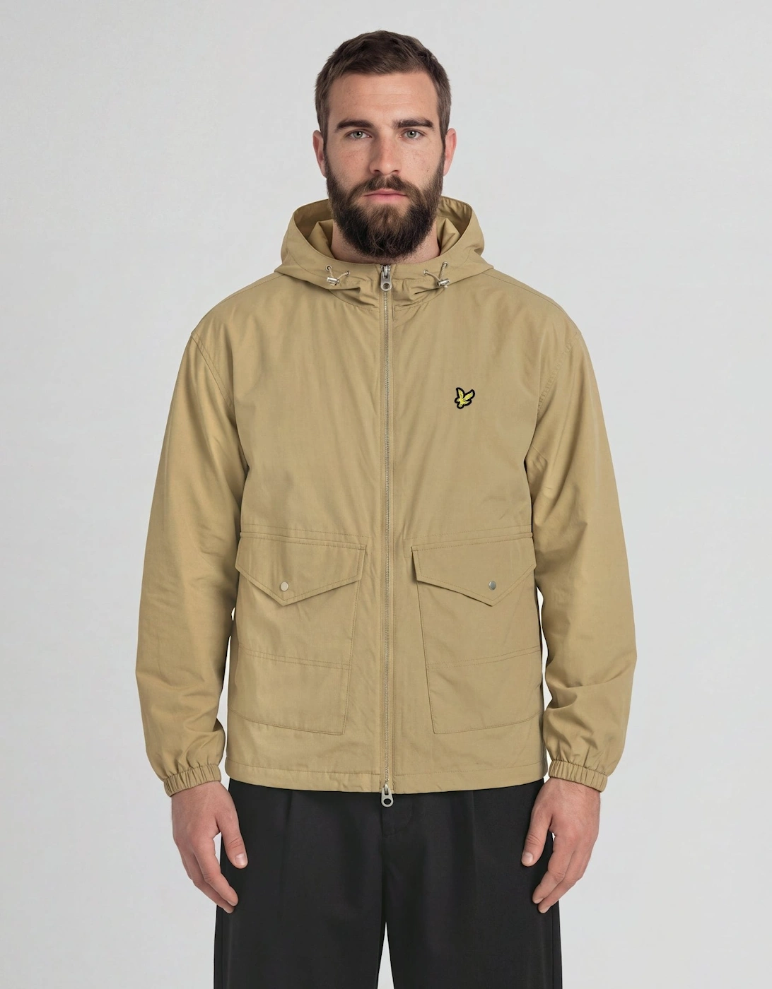 Lightweight Hooded Utility Jacket