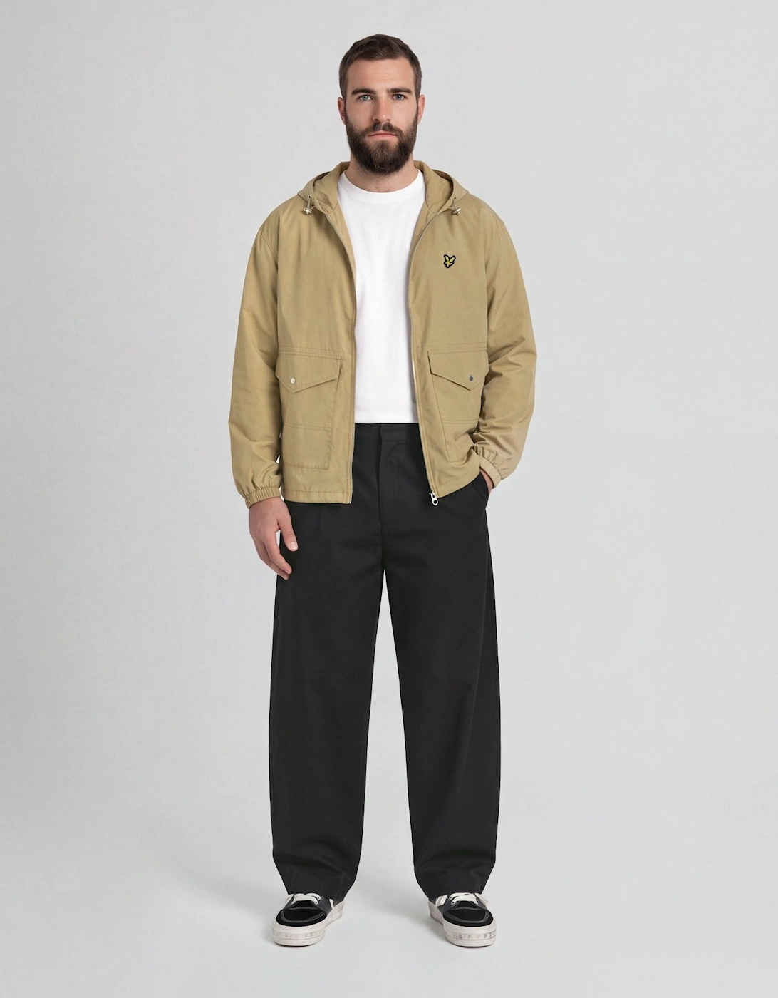 Lightweight Hooded Utility Jacket