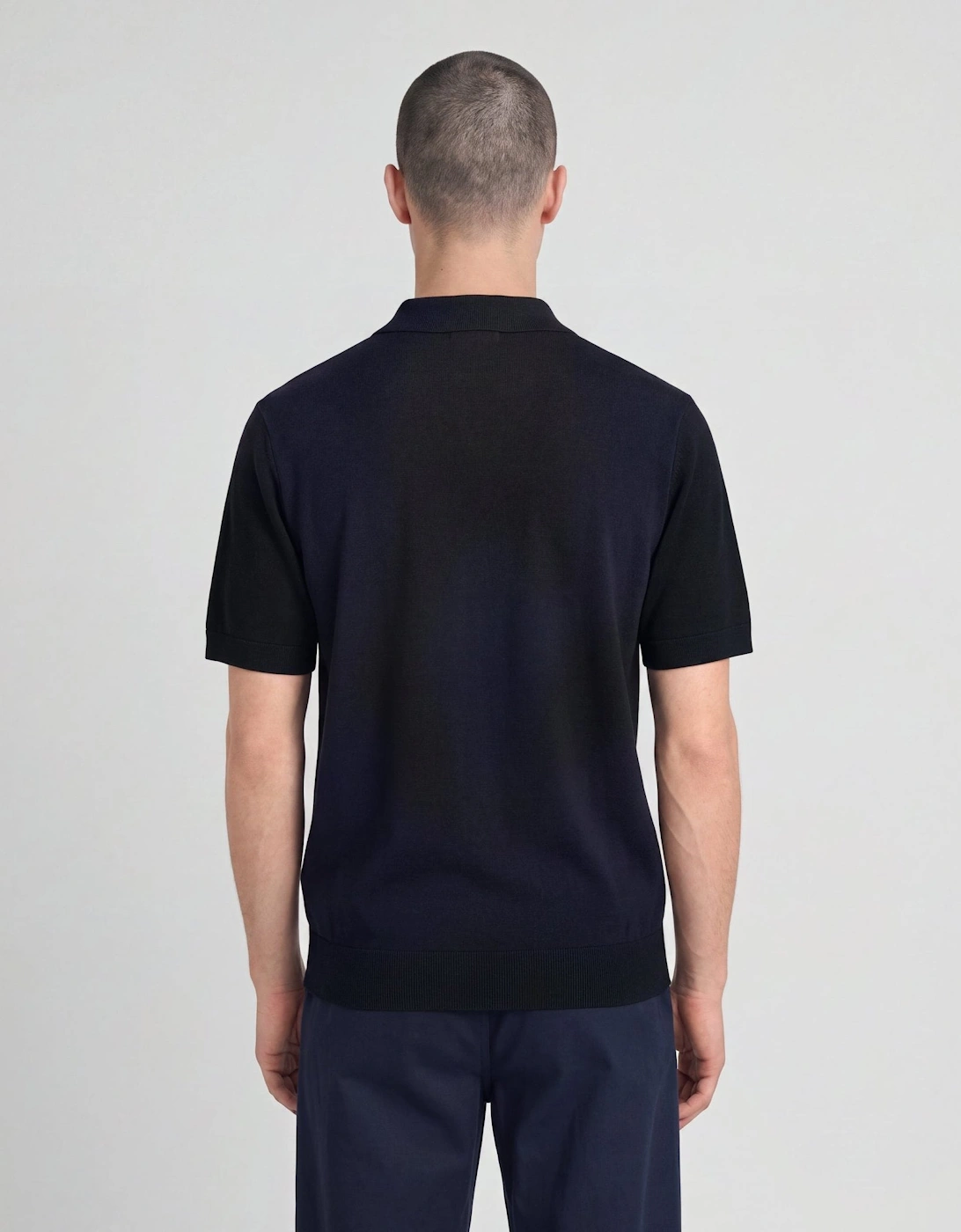 Archive Argyle Knitted Polo Shirt