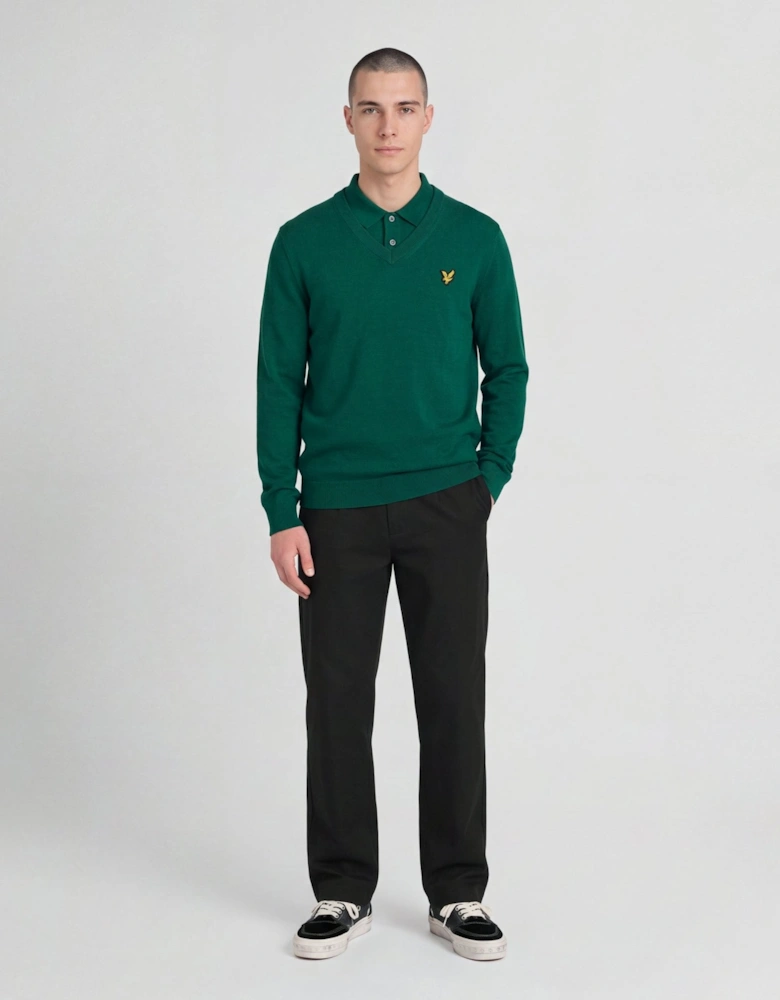 Archive Knitted V-Neck Jumper