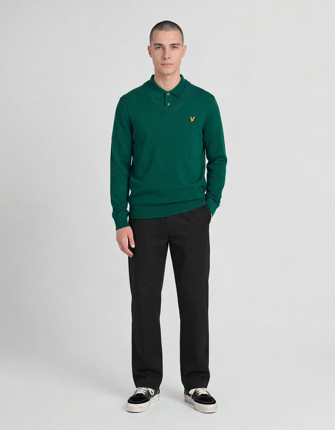 Archive Knitted V-Neck Jumper