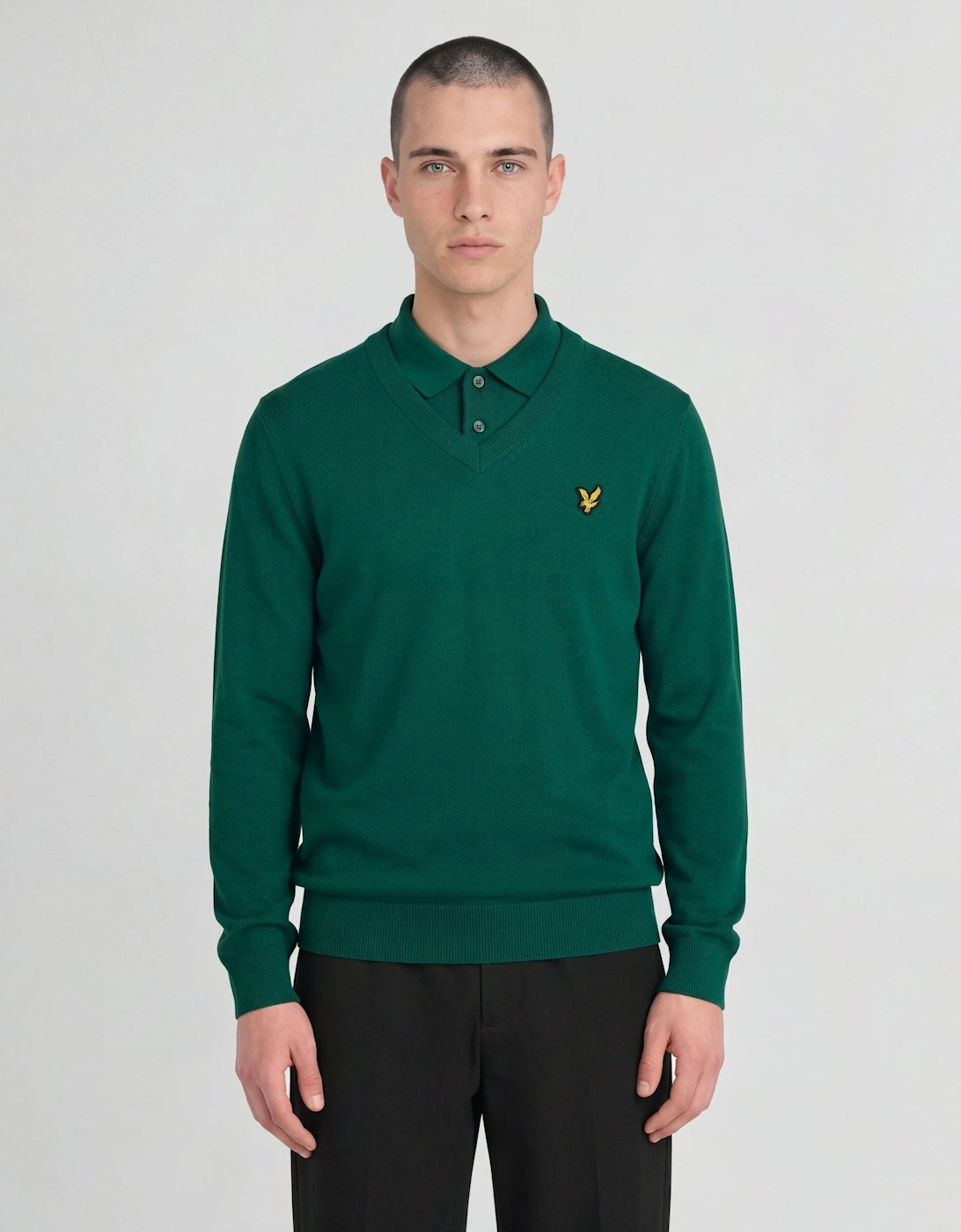 Archive Knitted V-Neck Jumper