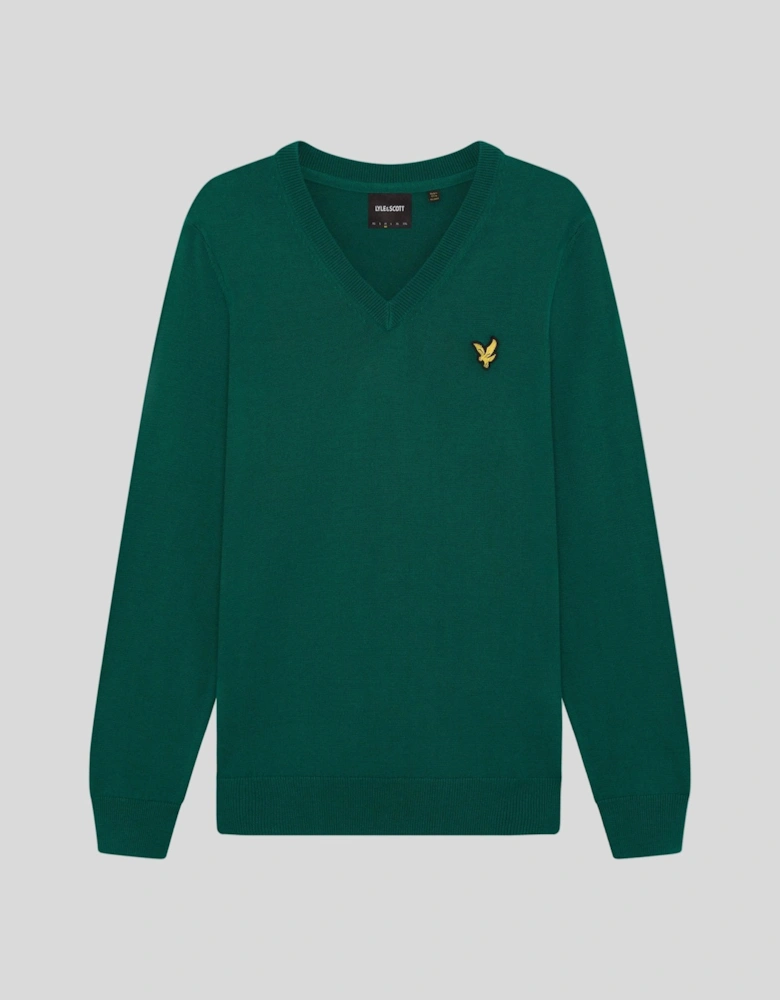 Archive Knitted V-Neck Jumper