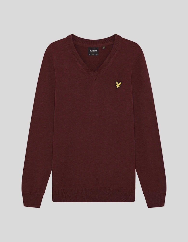Archive Knitted V-Neck Jumper