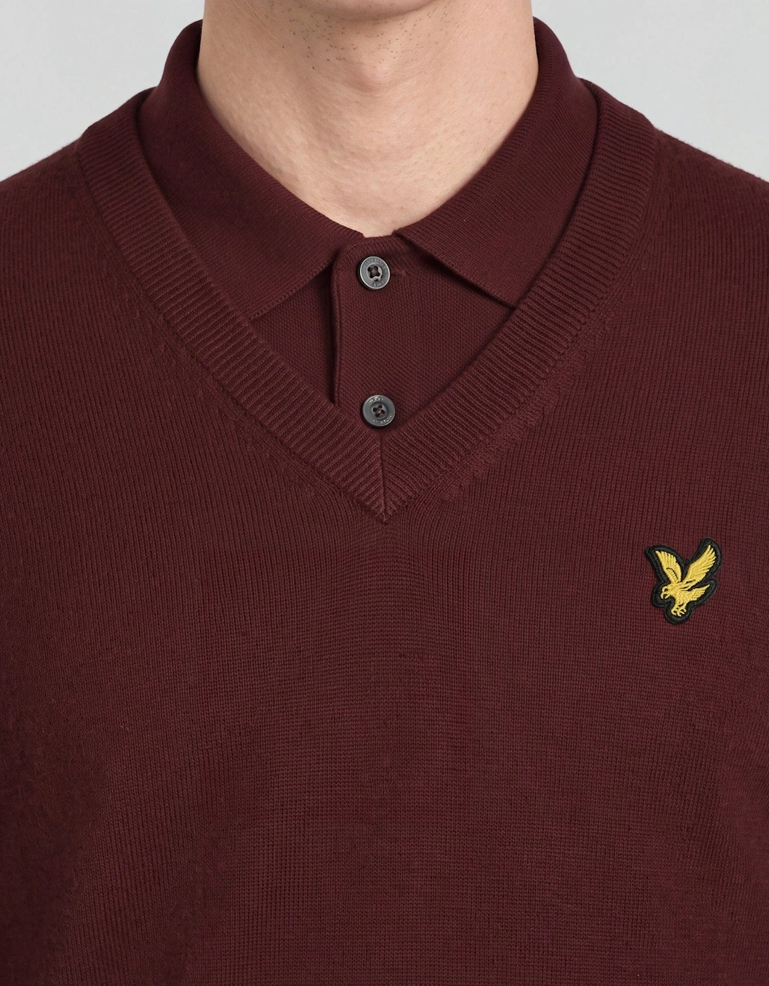 Archive Knitted V-Neck Jumper