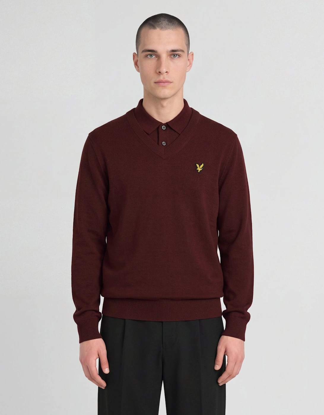 Archive Knitted V-Neck Jumper