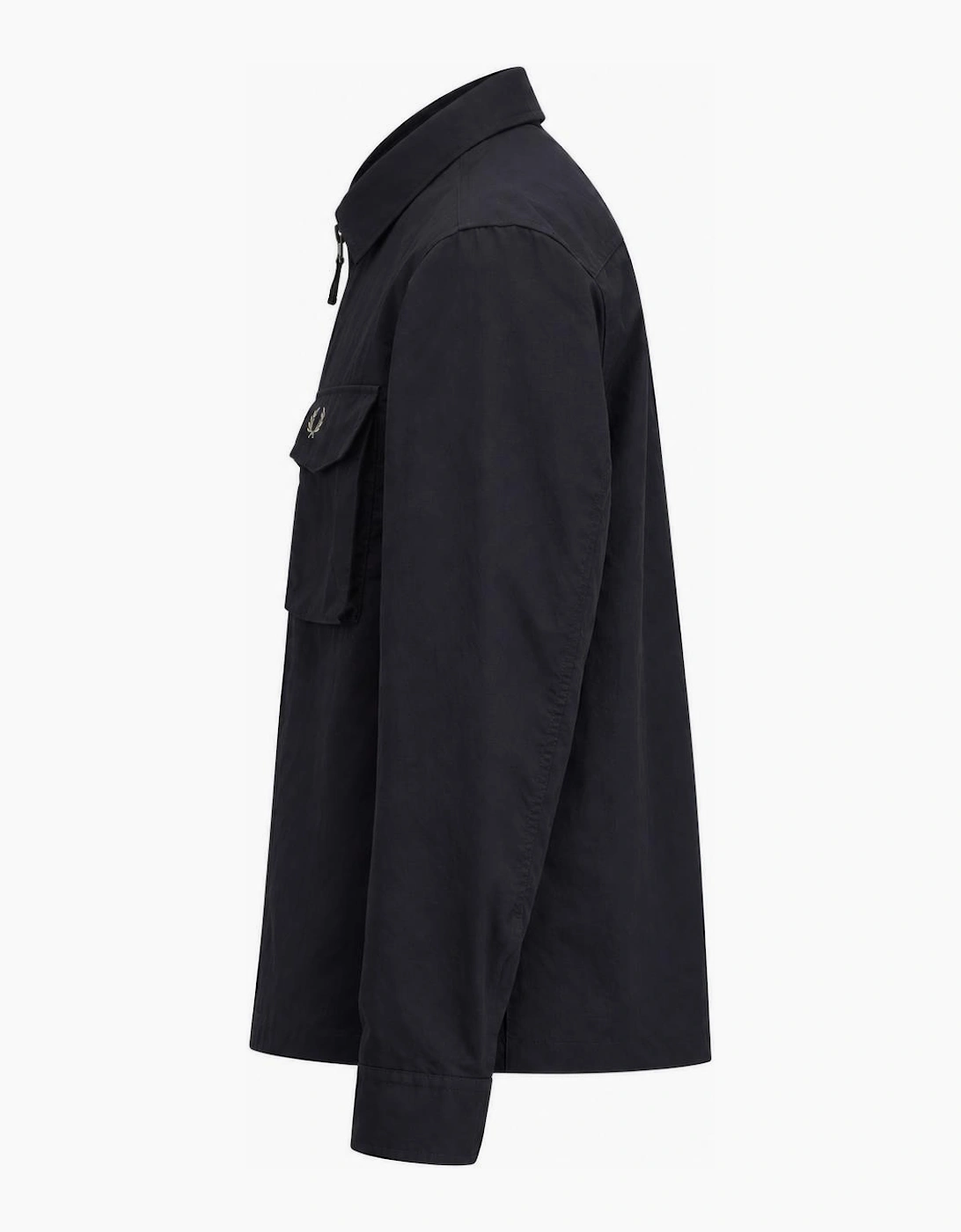 Fred Perry Ripstop Pocket Overshirt Black