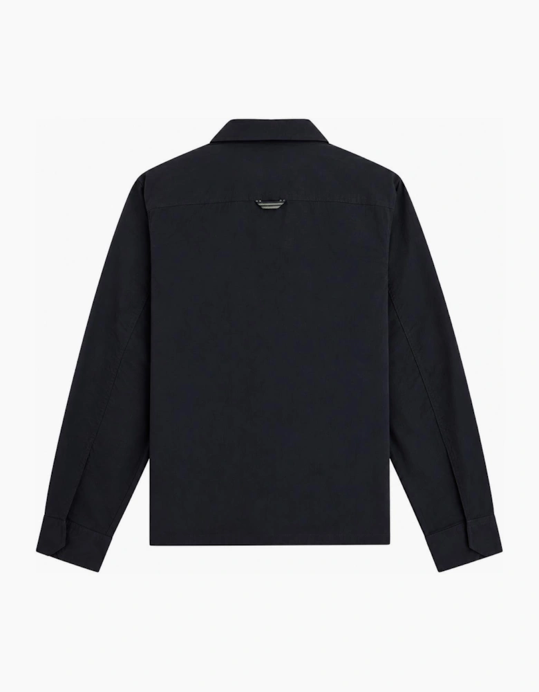 Fred Perry Ripstop Pocket Overshirt Black