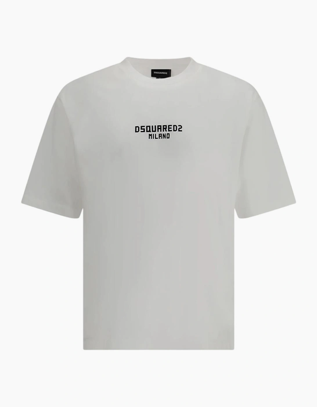 Dsquared2 Small Milano Logo Loose Fit T-Shirt in White